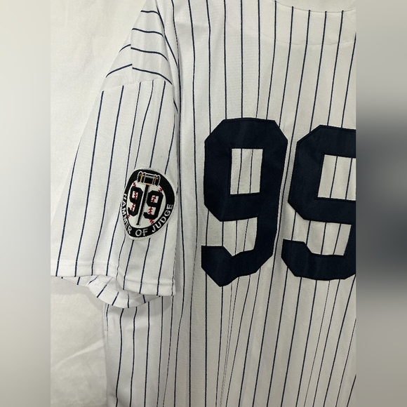 Hammer Of Judge Men's White and Black Striped Shirt - Picture 4 of 5